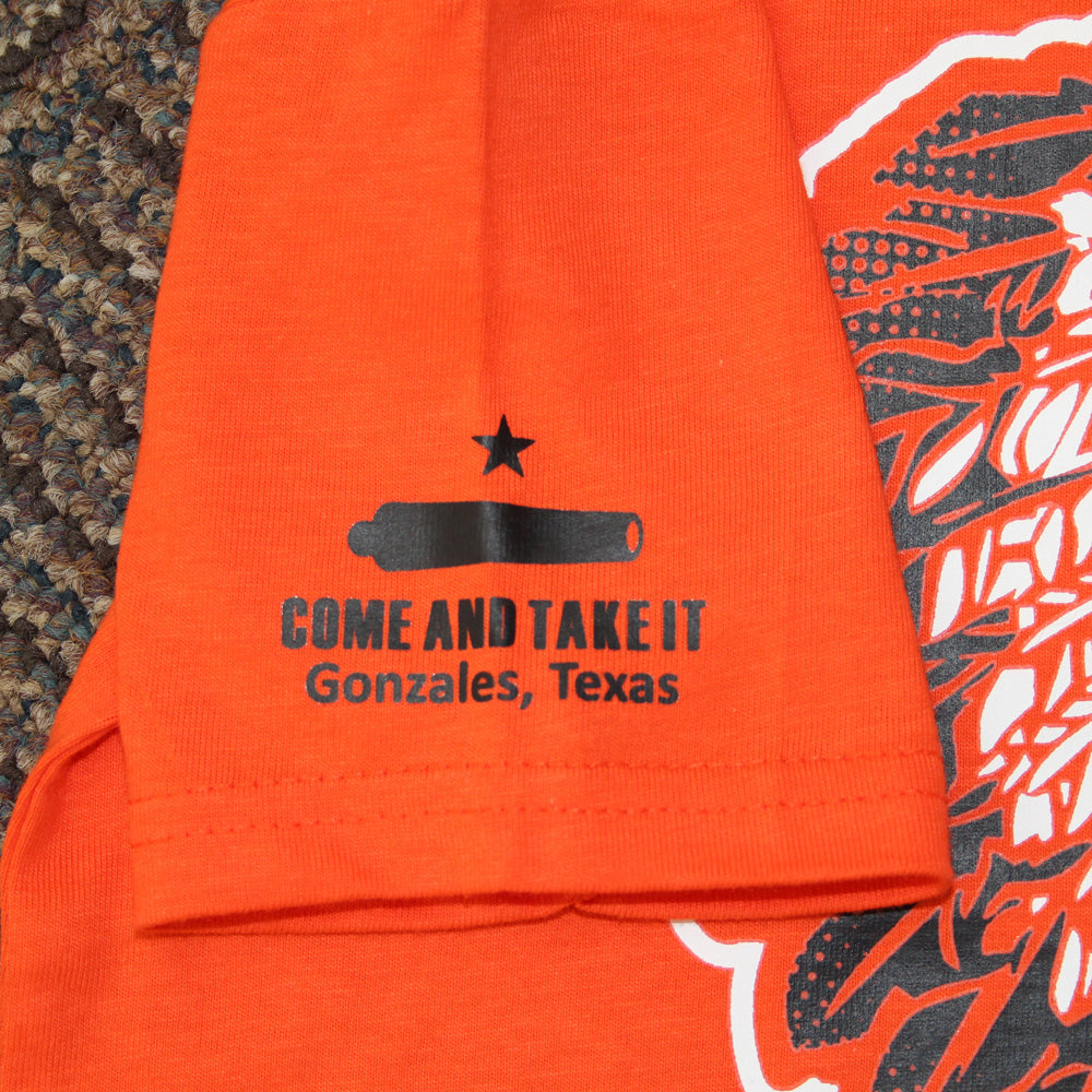 Gonzales Apaches Youth Tee – Orange Gildan Softstyle Midweight Shirt