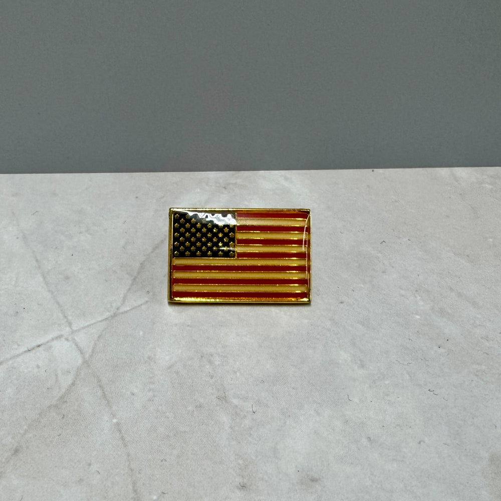 United States Flag Lapel Pin – American Flag Enamel Pin | Patriotic Souvenir from Gonzales TX